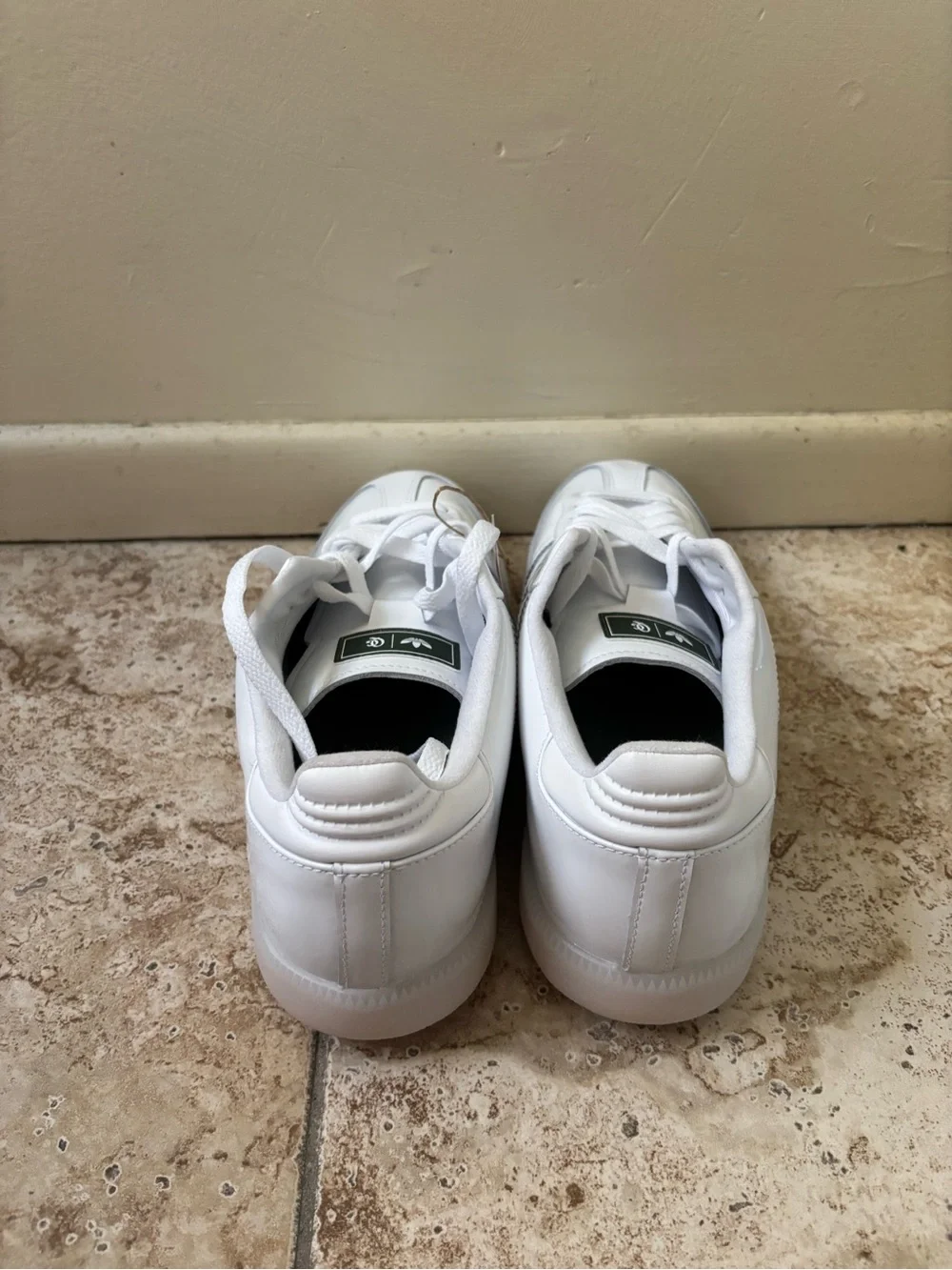 New adidas SAMBA GOLF QUIET GOLF FTWWHT/BASGRN/OWHITE JP6885 Size 9.5